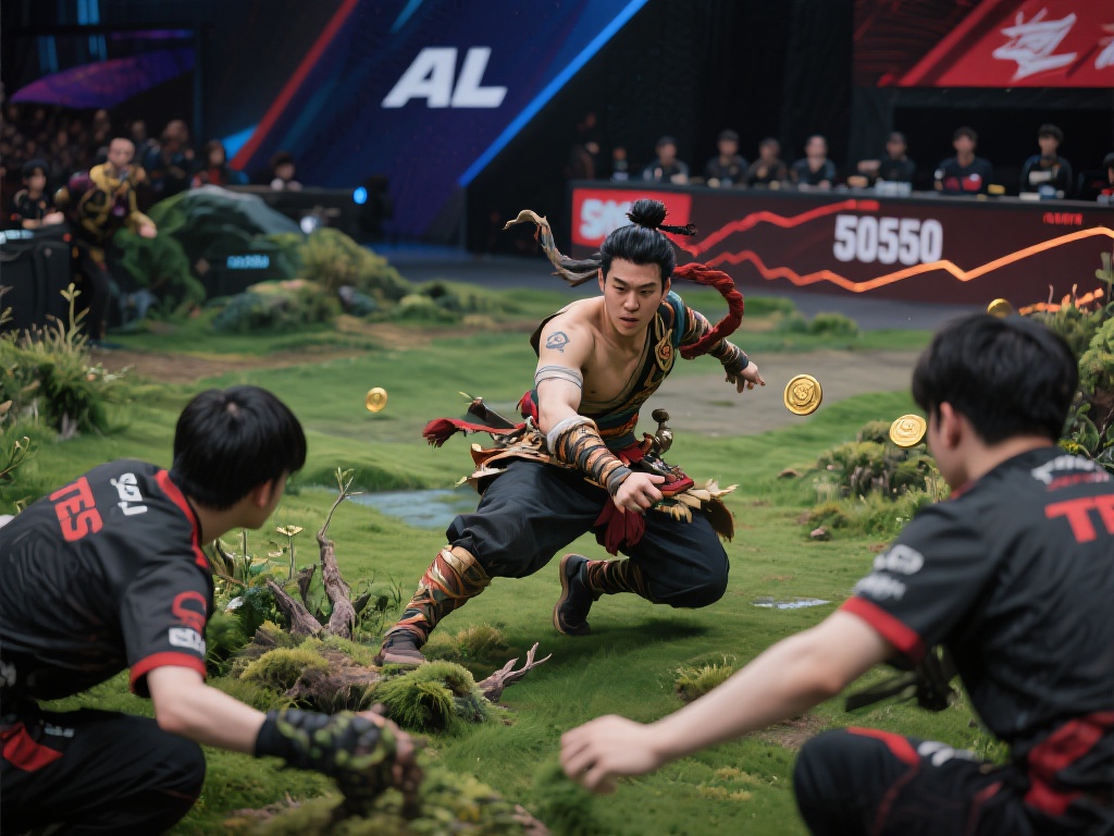 在这场对决中，AL在前期的游走和入侵策略